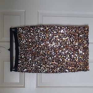 H&M sequin skirt